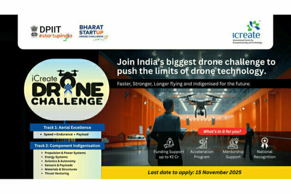 iCreate Drone Challenge 2025 Launched to Set New Global Benchmarks in Drone Innovation