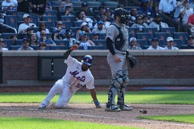 MLB roundup: Mets rally from 4 down to stun Yankees in extras, win series