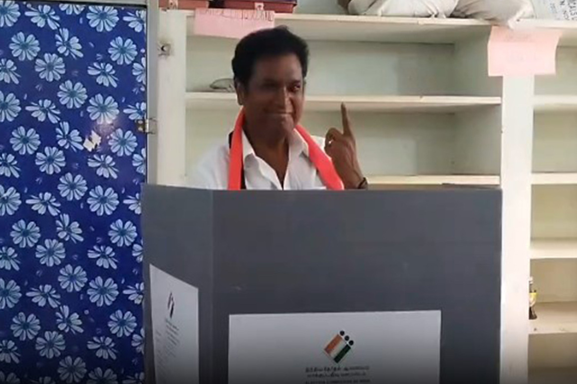 "Tamil Nadu will win this battle against Delhi": DMK's TRB Rajaa after casting a vote
