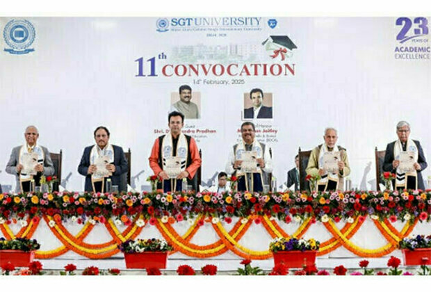 "India Will Be Restored As A Global Power", Says Dharmendra Pradhan, Education Minister at SGT University's 11th Convocation Ceremony