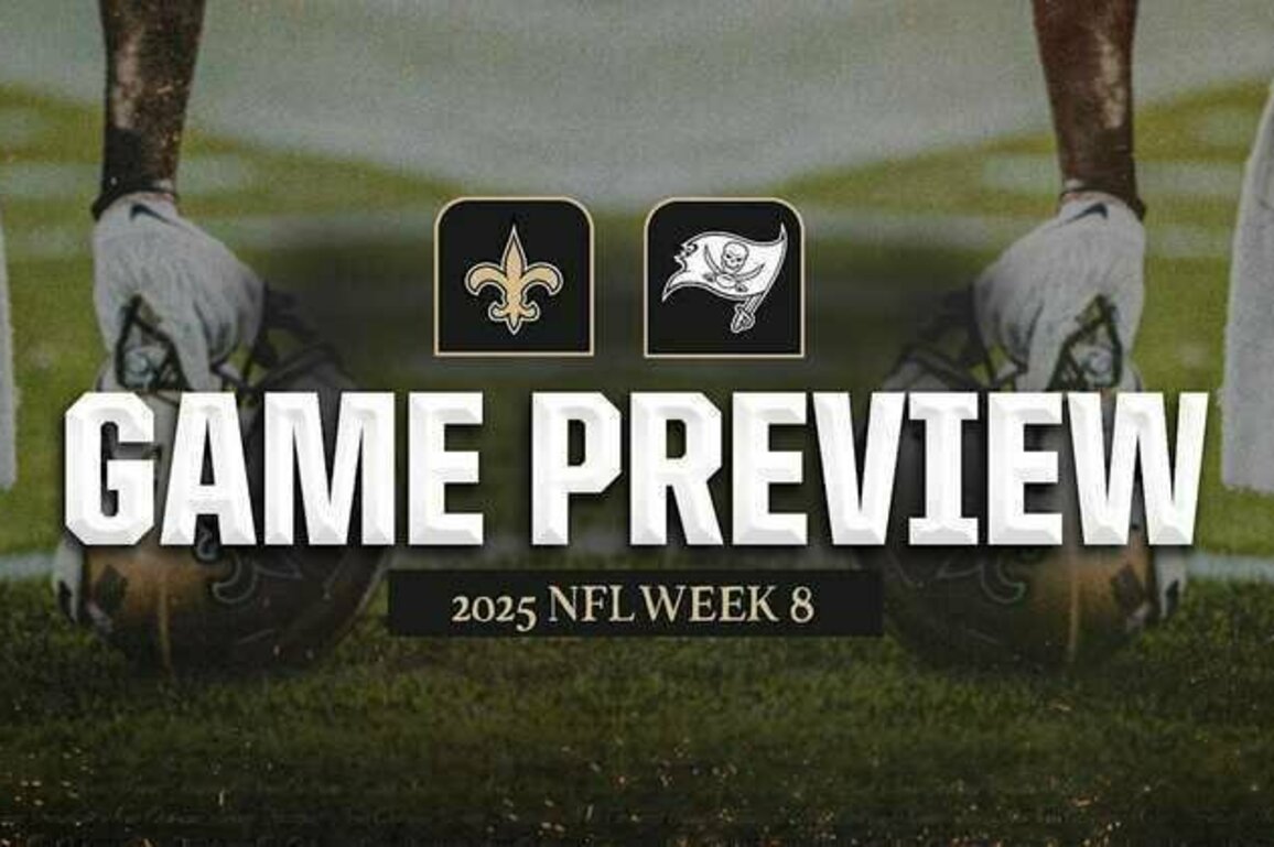 Game Preview: Buccaneers vs. Saints | 2025 NFL Week 8