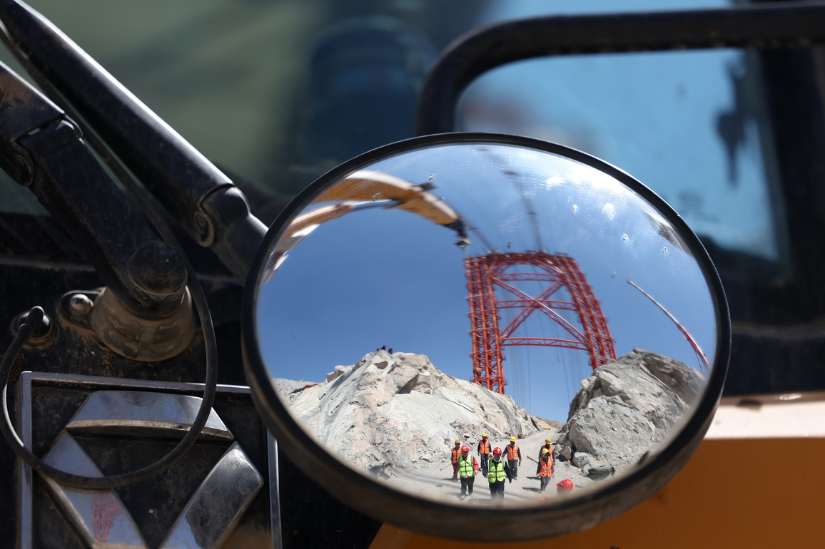 CHINA-GANSU-TAOHE BRIDGE-CONSTRUCTION (CN)
