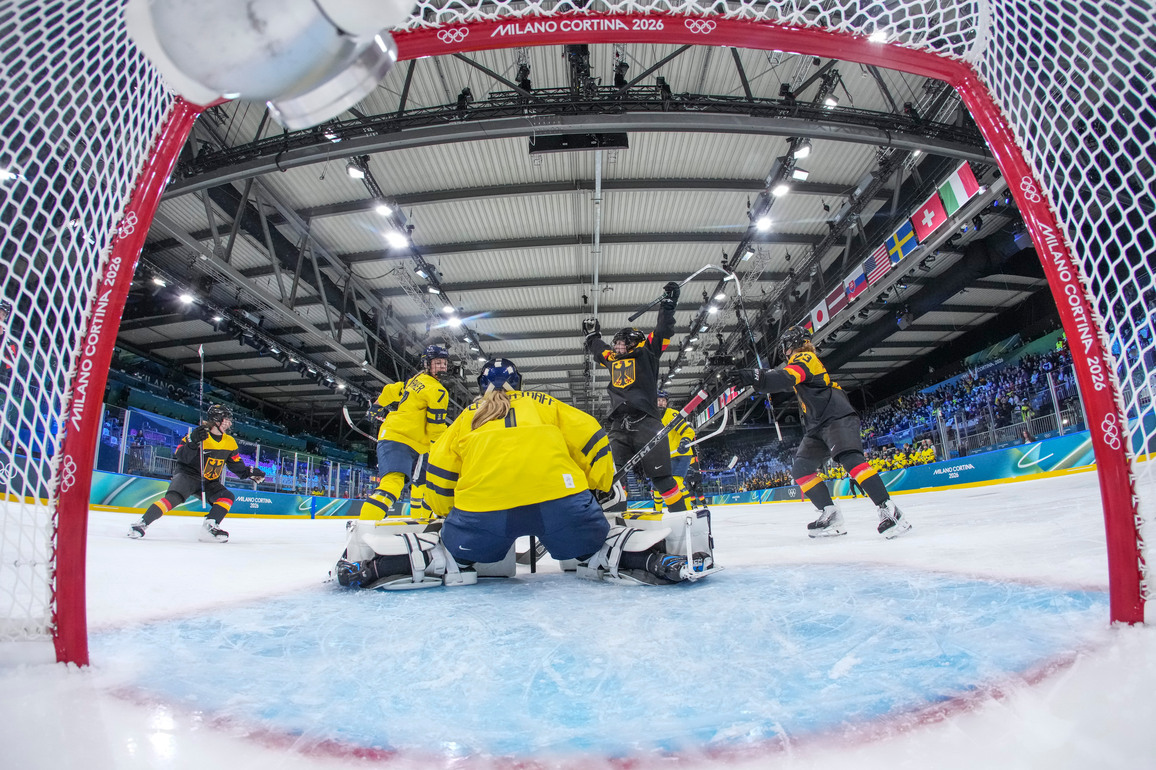 (MICO2026)ITALY-MILAN-OLYMPIC WINTER GAMES-ICE HOCKEY-WOMEN-PRELIMINARY-SWE VS GER