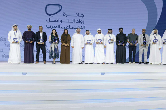 Mansoor bin Mohammed, Latifa bint Mohammed honour winners of 5th edition of Arab Social Media Influencers Award