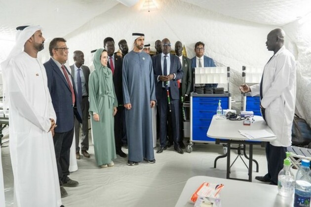 Following directives of UAE President, UAE inaugurates Madhol Field Hospital in South Sudan