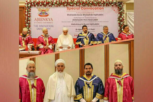 Ajeenkya DY Patil University confers highest degree in Field of Education to Royal Family Members of Dawoodi Bohra Community