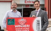 Brett Martin announces Footie Mad competition winner