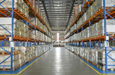 Evaporative cooling imparting an economical cooling solution for warehouse