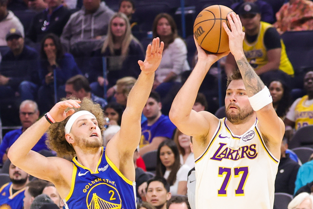 (SP)U.S.-SAN FRANCISCO-BASKETBALL-NBA-LAKERS VS WARRIORS