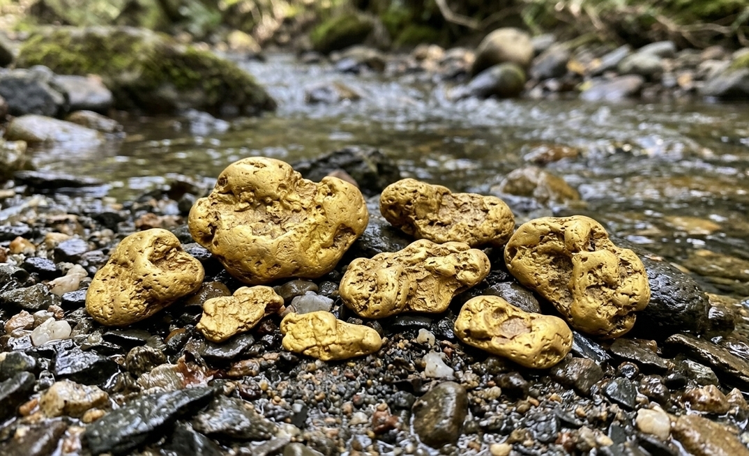 Pepitas de ouro