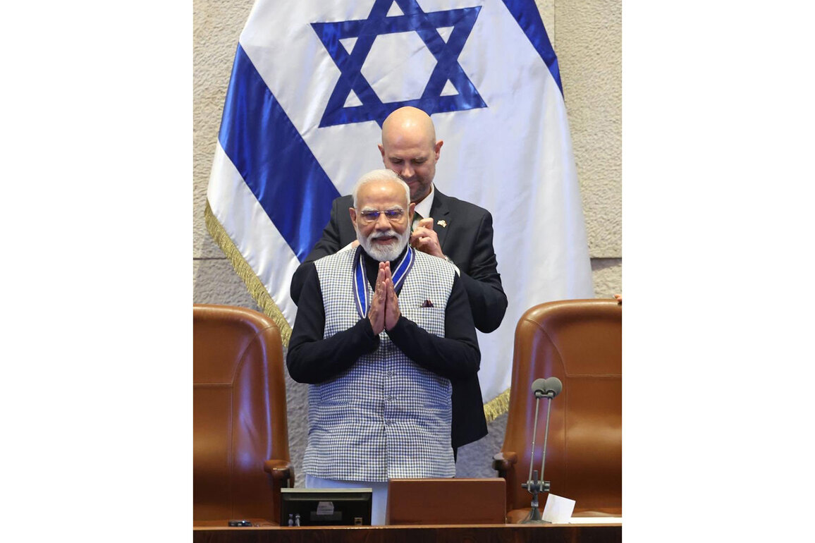 "Partnership going from strength to strength": MEA Spokesperson on PM Modi receiving Speaker of the Knesset Medal