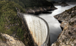 Tasmania's Gordon Dam; Tasmania has a high concentration of water resources needed for H2 production.