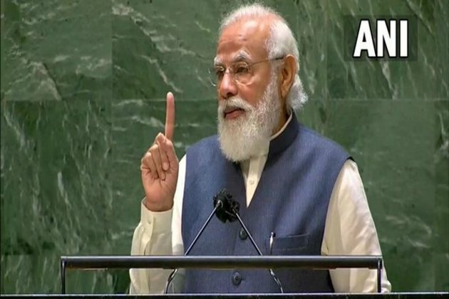 PM Modi links Indians progress with global development