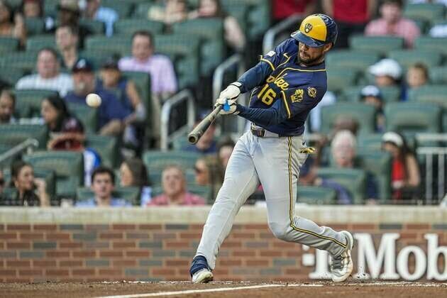 Majors-best Brewers sweep Braves, complete 6-0 trip