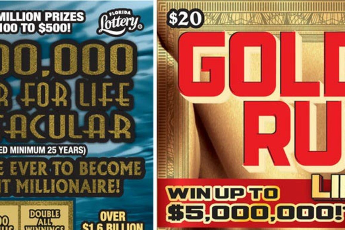 Two Pinellas County Men Each Won $1 Million Prizes Playing Scratch-Off Games
