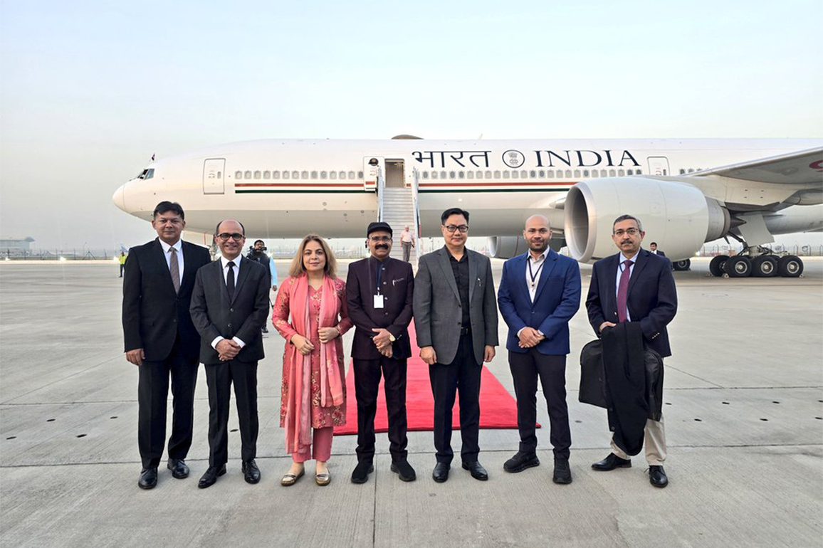 Union Minister Rijiju departs for Vatican City to attend State Funeral of Pope Francis