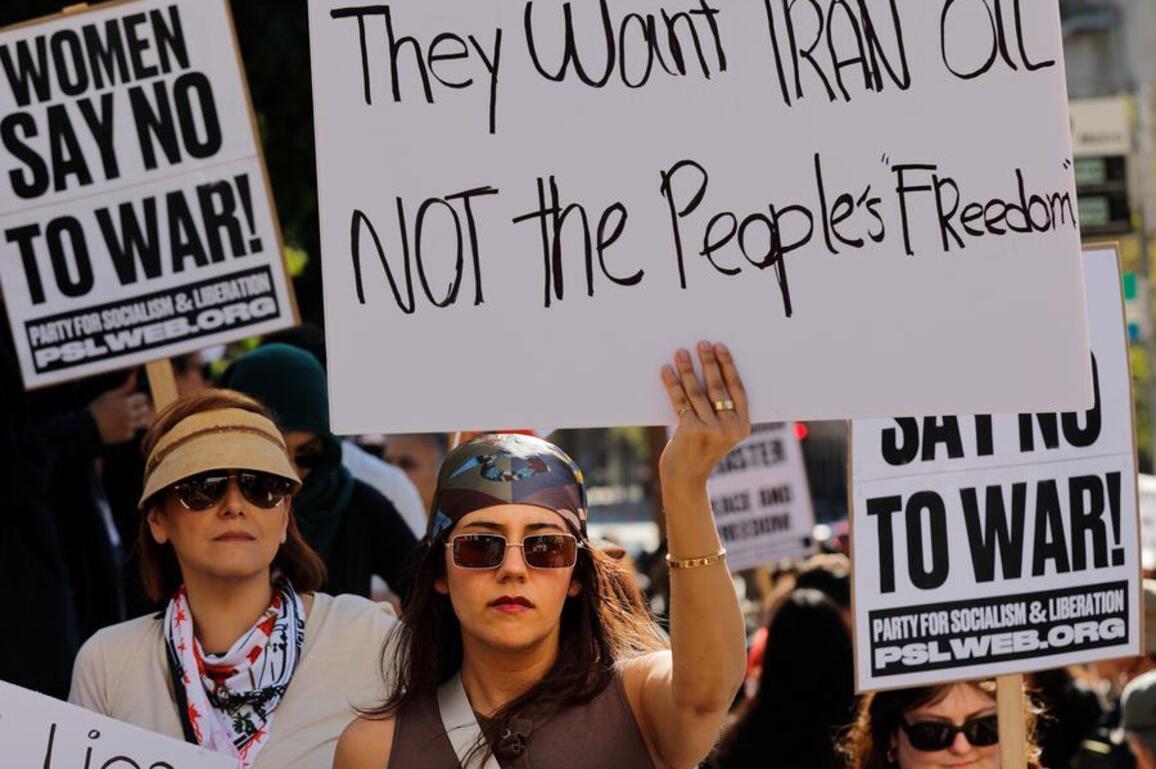 Protesters in over 50 U.S. cities demand end to war on Iran