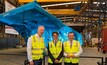  L-R: Austin CEO David Singleton, Rio Tinto Iron Ore CEO Simon Trott and WA premier Mark McGowan