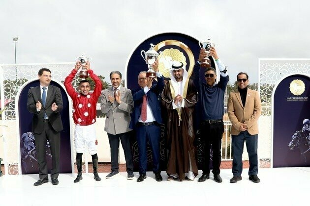 Colt 'Buraak' captures UAE President's Cup title for Purebred Arabian Horses in Morocco