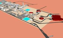 Mount Peake project integrated operation layout (south-east view)