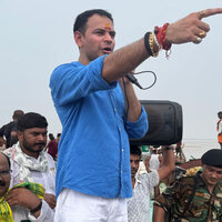 No assistance by BJP-Nitish government: Tej Pratap Yadav visits flood-affected Raghopur