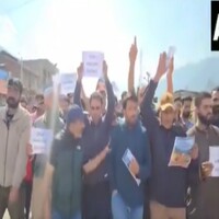 Protest in Ganderbal condemns Pahalgam terror attack