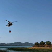 UAE Rescue Team continues to effectively contain wildfires in Albania