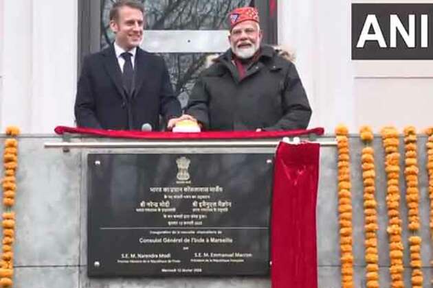 PM Modi, Macron inaugurate Indian Consulate in Marseille