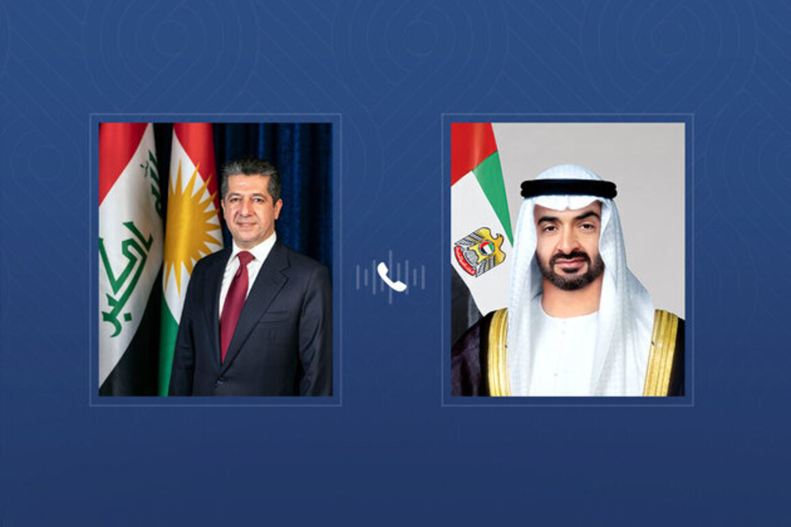 Prime Minister of the Kurdistan Region of Iraq condemns terrorist attack on UAE consulate during phone call with UAE President