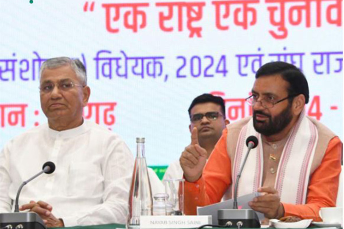 One Nation, One Election will give new dimension to democracy: Haryana CM Saini