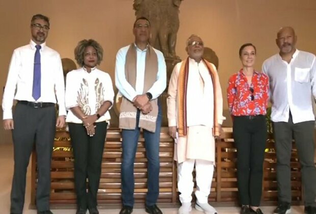 "Very pleased to be at this historic and spiritual site," Jamaican PM Andrew Holness visits Sarnath Museum in Varanasi