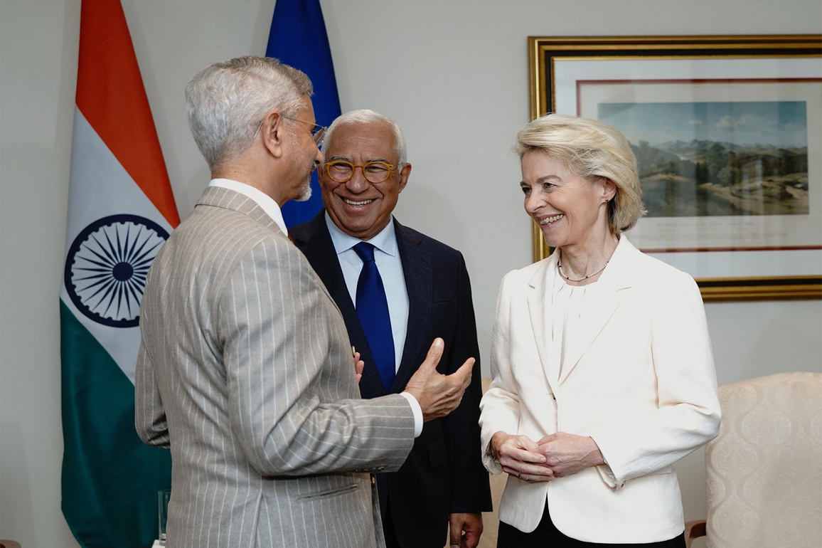 EAM Jaishankar holds talks with EU delegates ahead of EU-India Summit