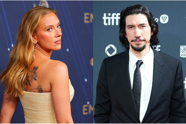 Scarlett Johansson praises Adam Driver ahead of 'Paper Tiger' Cannes premiere