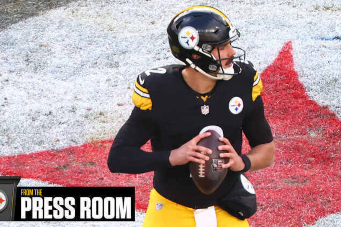 From the Press Room: Steelers vs. Bengals