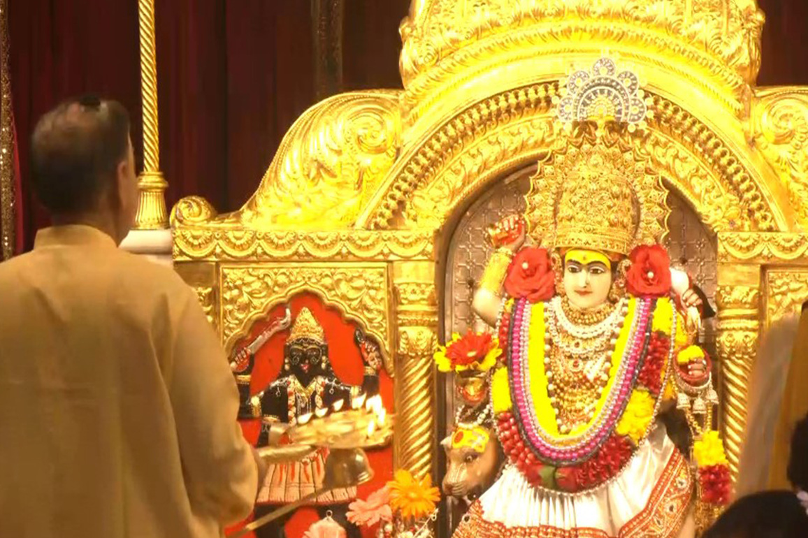 Devotees offers prayers across India on the second day of Chaitra Navratri