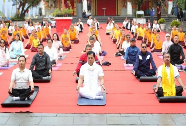 Ministry of Ayush, Sikkim govt organize Yogutsav at Enchey Monastery in Gangtok