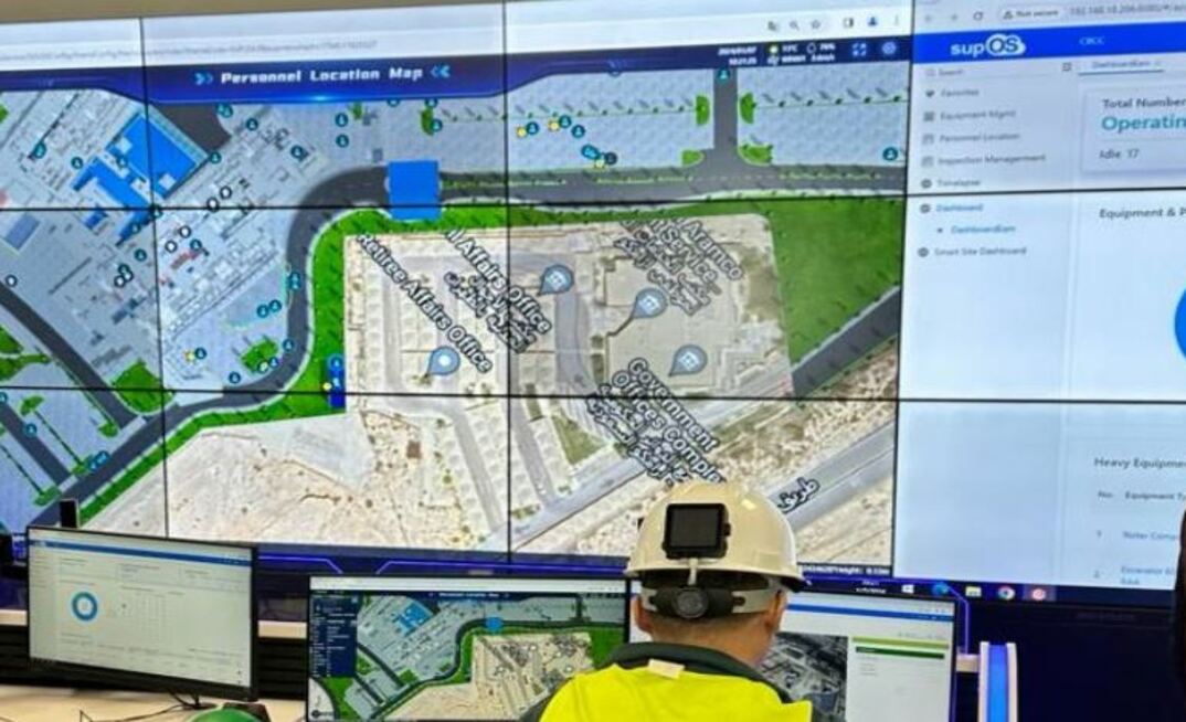 Data from the deviced, pictured, is sent to a central control centre