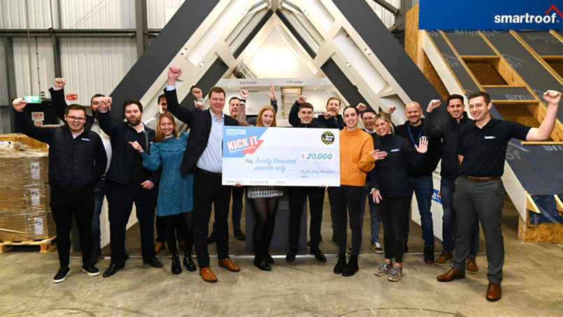 Keylite raises £20,000 for construction mental health charity
