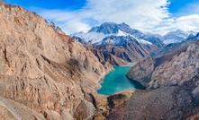 Marguzor Lake is the largest of the of the Seven Lakes in Fann mountains. Seven Lakes is located near Penjikent city in Tajikistan.