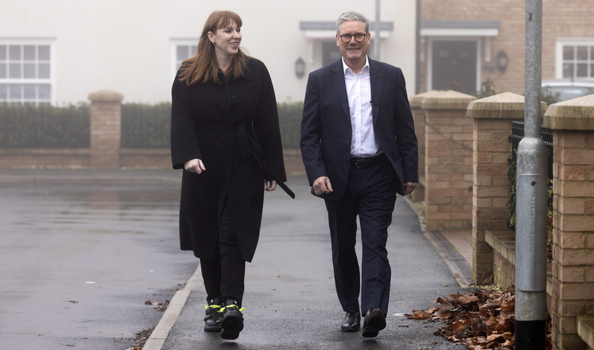 Prime Minister Keir Starmer with his deputy Angela Rayner © Simon Dawson/No 10 Downing Street