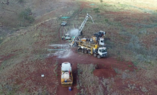  Drilling at Gossan Hill.