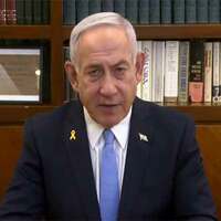 Netanyahu thanks Trump for "unwavering support for Israel, sending munitions that were being held up"