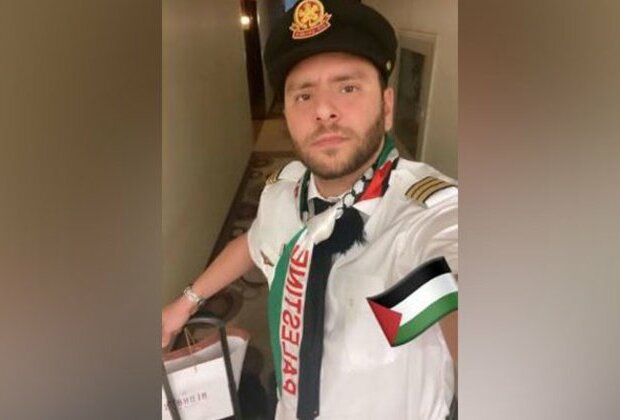 Air Canada grounds first officer pilot for wearing pro palestinian colors in uniform