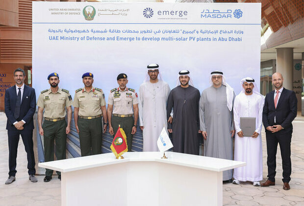 UAE Ministry of Defence, Masdar sign partnership agreement to develop multi-solar plants across Abu Dhabi