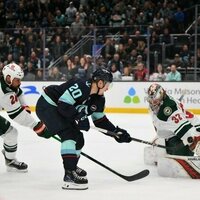 Wild build 3-goal lead, fend off Kraken comeback