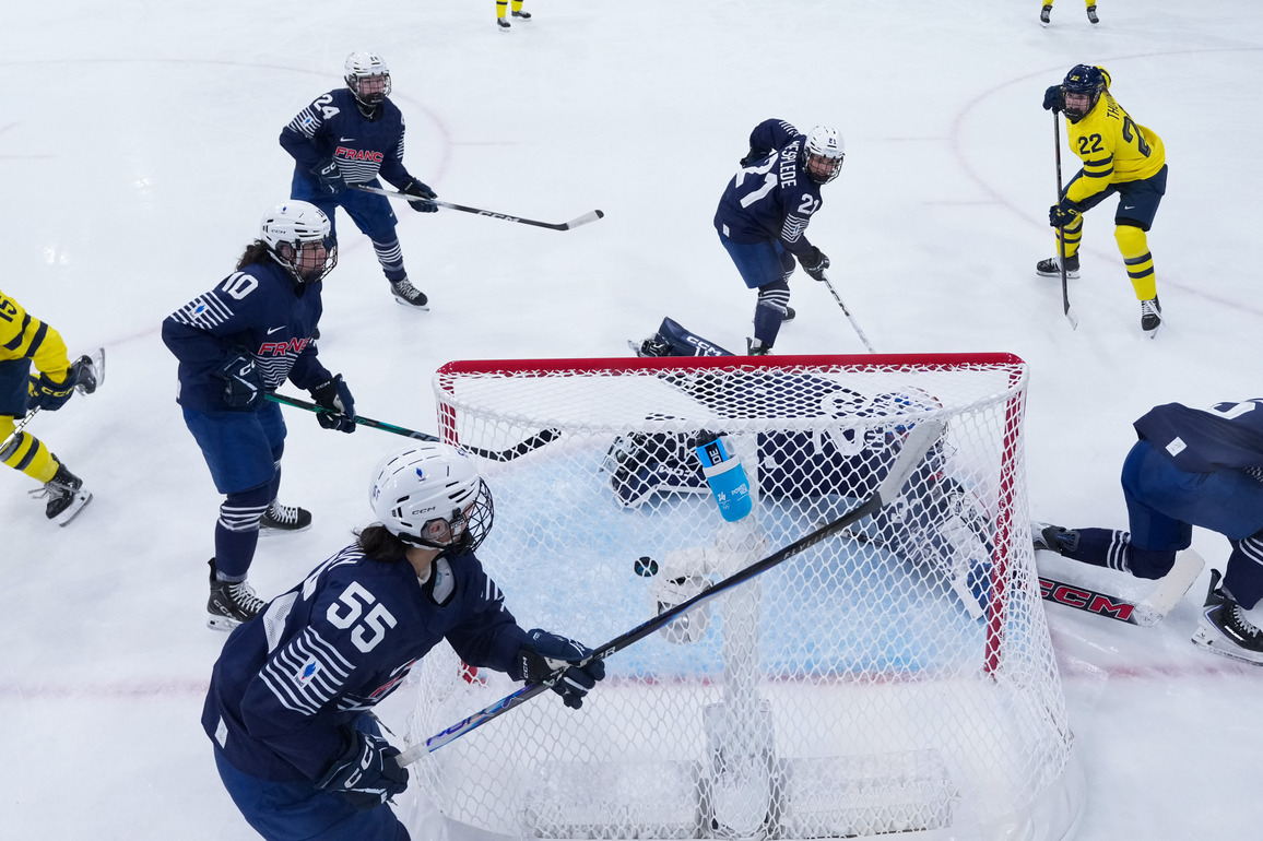 (MICO2026)ITALY-MILAN-OLYMPIC WINTER GAMES-ICE HOCKEY-WOMEN-PRELIMINARY-FRA VS SWE