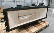 A Multotec revestiu 23 calhas em cerâmica 