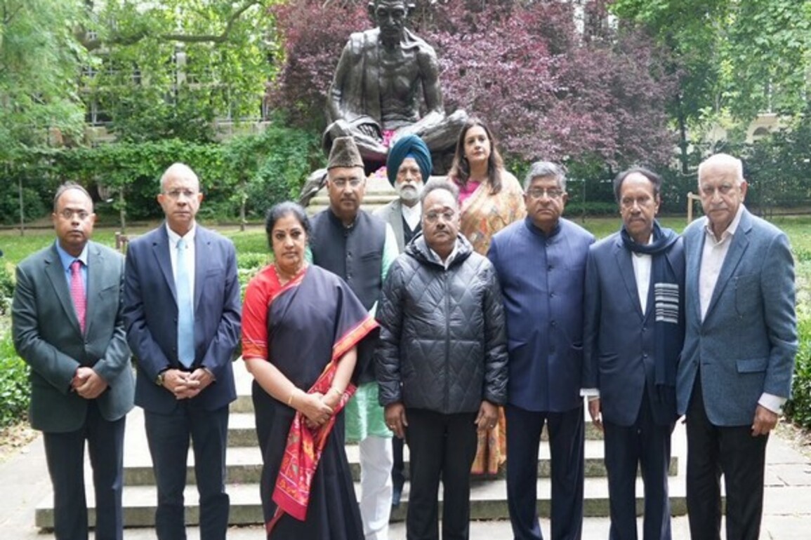 "Mahatma Gandhi's principle more relevant today...": All-party delegation pays tribute in London