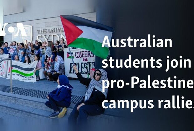 Australian students join pro-Palestine campus rallies