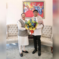 BJP National President holds talks with Sri Lankan Oppn Leader under Know BJP initiative